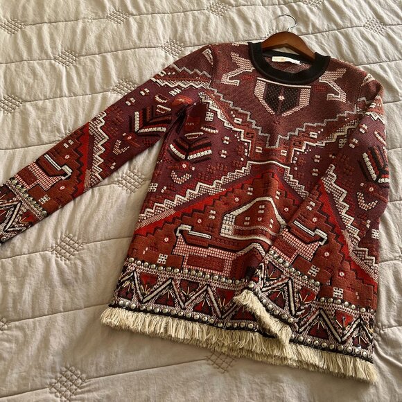 TORY BURCH EMBELLISHED JUMPER - Picture 1 of 4